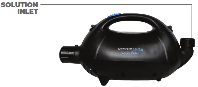 VECTORFOG DC20+ ULV Cold Fogger - FILLING THE TANK