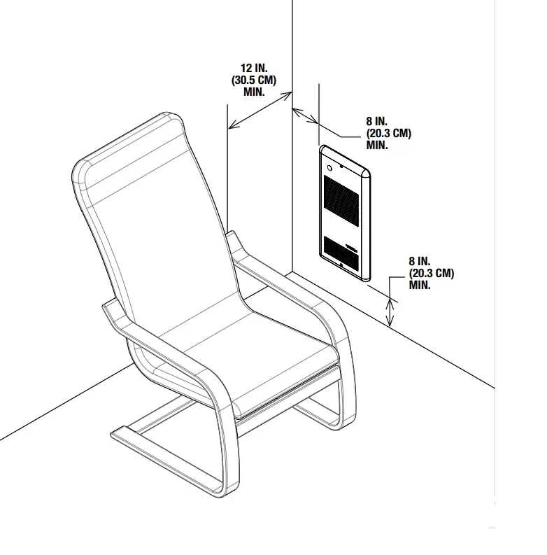 STELPRO RWF Series Pulsair Wall Fan Heater FIG 5