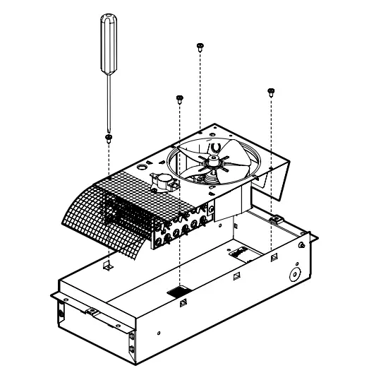 STELPRO RWF Series Pulsair Wall Fan Heater FIG 8