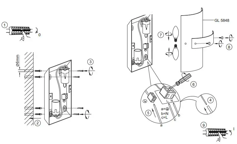 Paul-Neuhaus-819310-Square-LED-Wall-Light-FIG-2