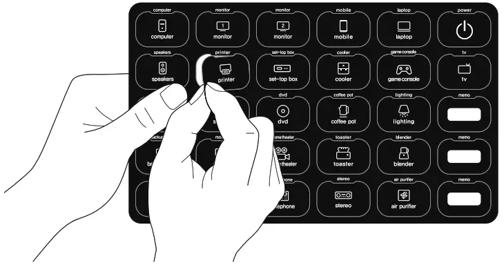 Kantek POWERCENTRAL Cable Management- 6. Select device