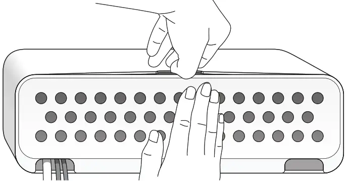 Kantek POWERCENTRAL Cable Management- After lifting