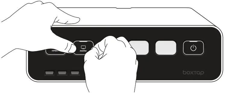 Kantek POWERCENTRAL Cable Management- Attach the sticker