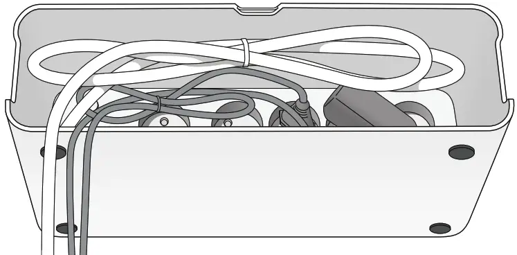 Kantek POWERCENTRAL Cable Management- Organize cords