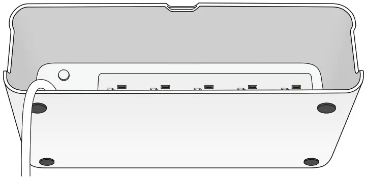 Kantek POWERCENTRAL Cable Management- Place the CM1100