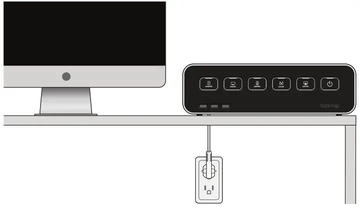 Kantek POWERCENTRAL Cable Management- Plug CM1100 into