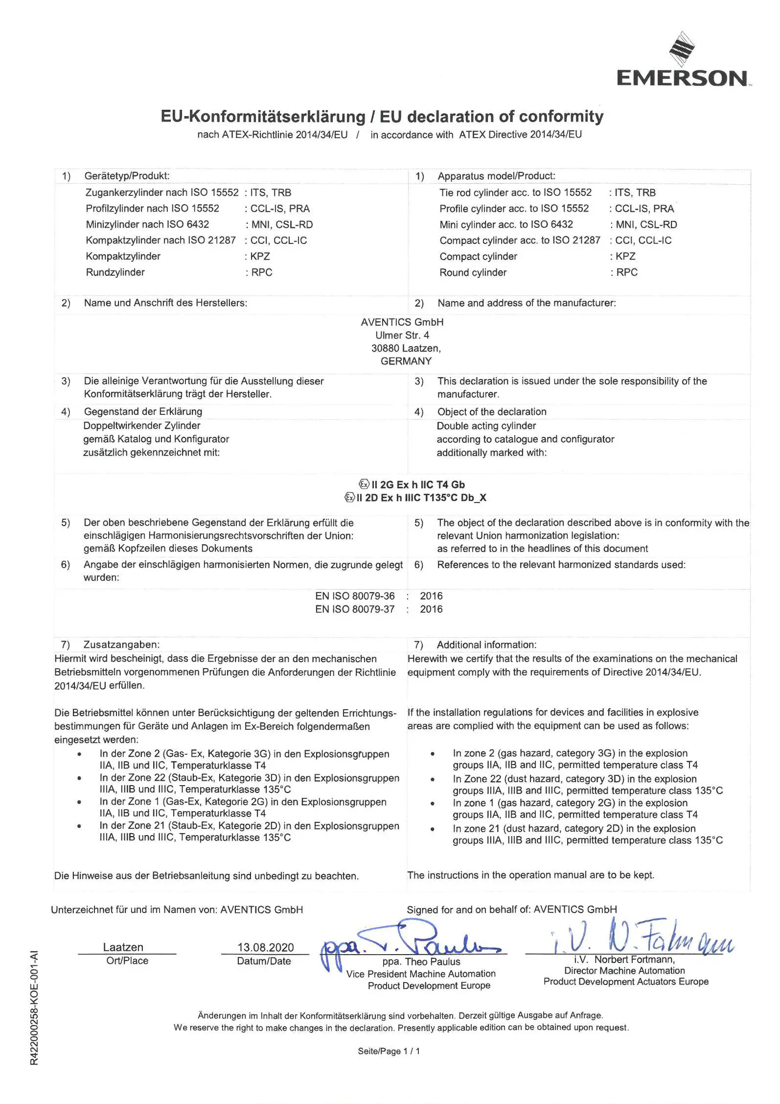EMERSON-8124562-AVENTICS-Pneumatic-Piston-Rod-Cylinders-FIG1