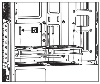 AeroCool Shard G BK v2 RGB Glass Case PC - fig 12