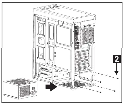 AeroCool Shard G BK v2 RGB Glass Case PC - fig 5