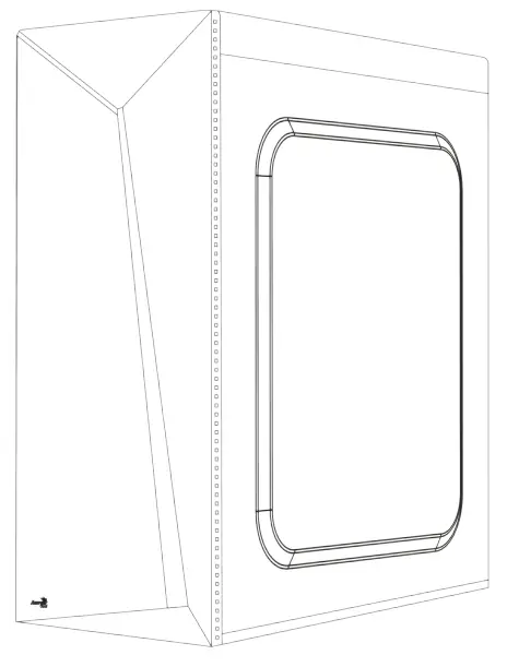AeroCool Shard G BK v2 RGB Glass Case PC