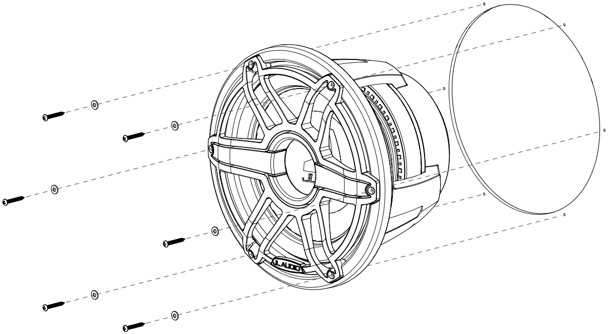 JL AUDIO M7-12IB Marine Audio Subwoofer LED Speaker - fig5