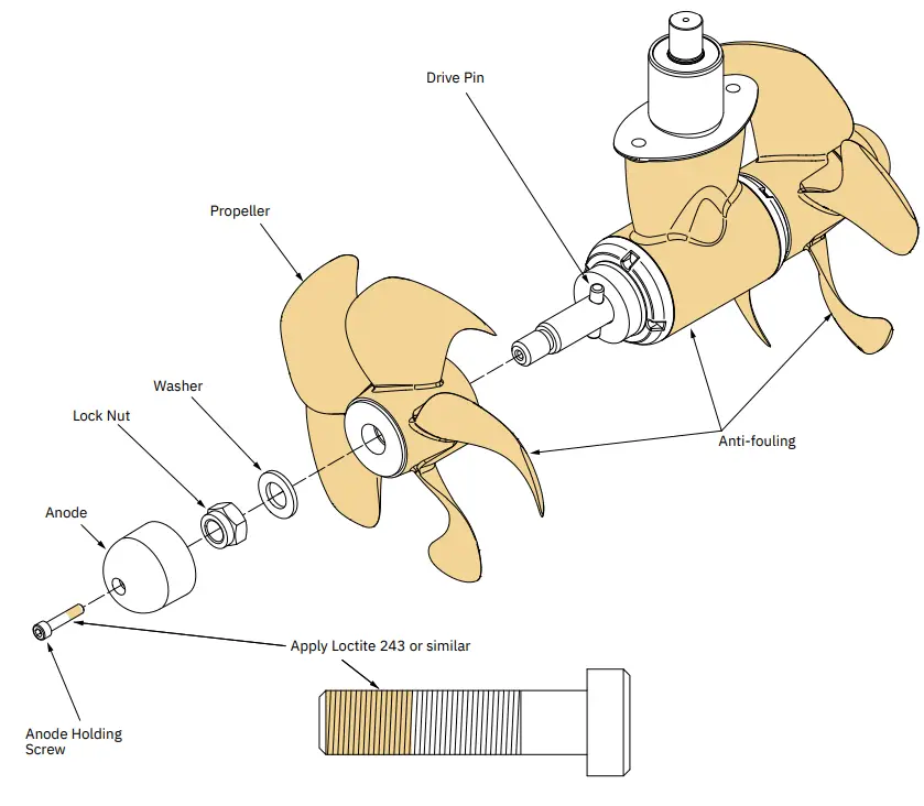 SLEIPNER SE80 DC Electric Thruster - fig 9