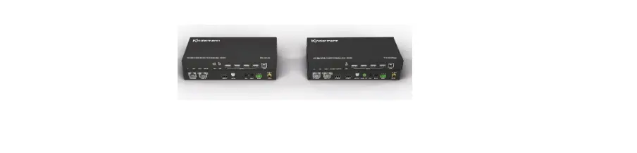 Kindermann 7488000150 Hdmi Usb-hdbt3 Extender 4k60 Set Instruction Manual