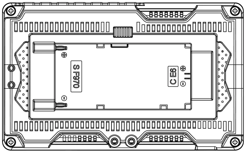 F0eelWorld FW568 55 Inch Super Lightweight Field Monitor Stabilizer Gimbal - Back Panel