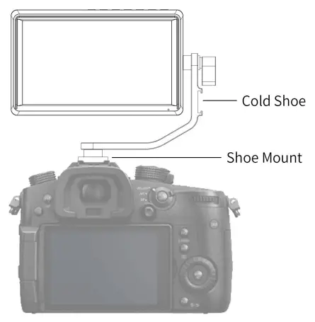 F0eelWorld FW568 55 Inch Super Lightweight Field Monitor Stabilizer Gimbal - Tilt Arm Mounting