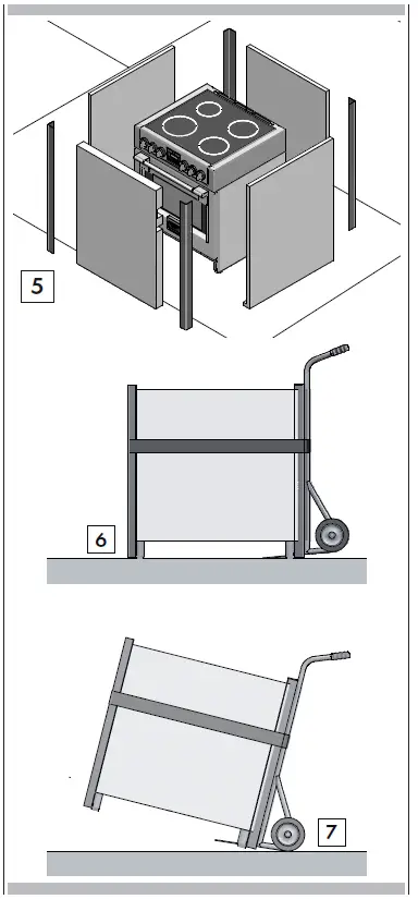 FULGOR MILANO F6PIR365S1 36 Inch Induction Freestanding Pro-Range fig 20