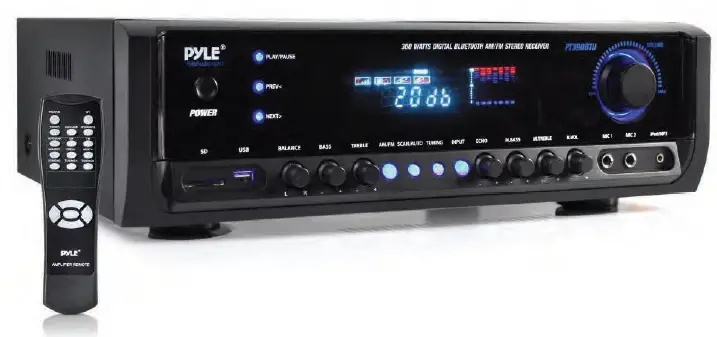 PYLE PT390BTU Digital Home Theater Wireless BT Stereo Receiver