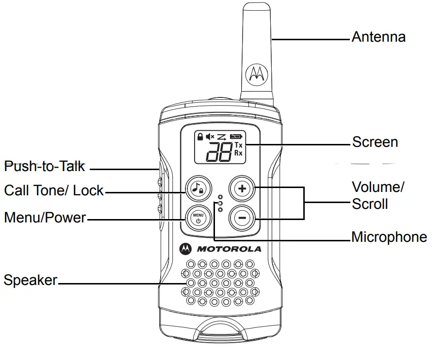 Motorola T100TP Talkabout Radio-1