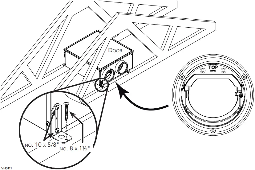 ERVS100S - Installation in the attic 1