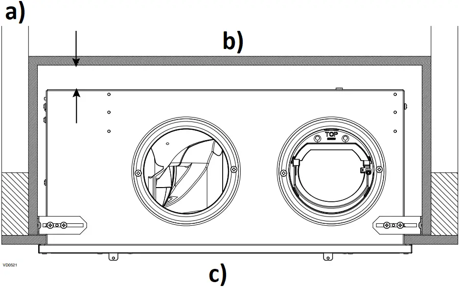 ERVS100S - Installation in the ceiling 7