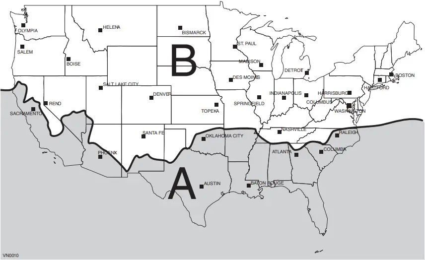 ERVS100S - Safe Installation Zone