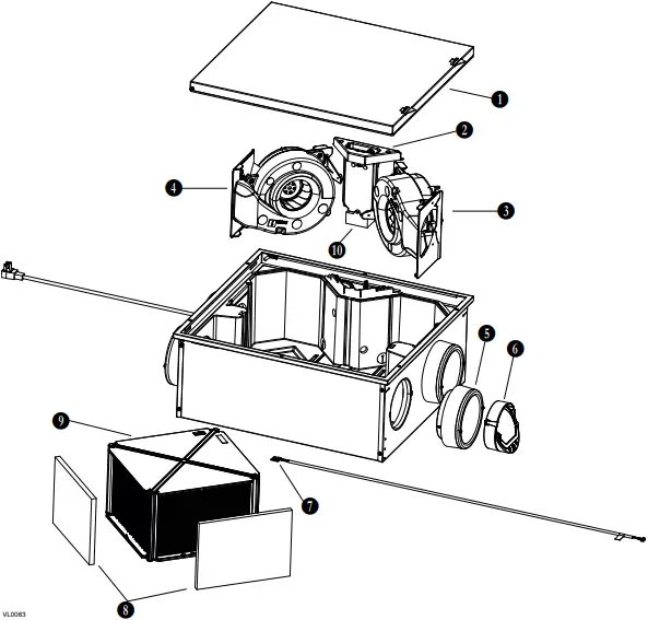 ERVS100S - Service Parts