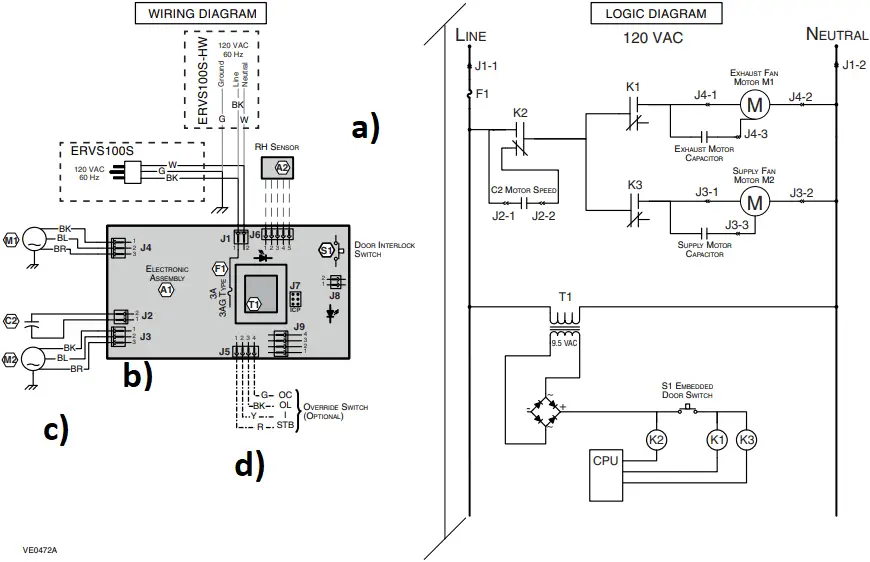 ERVS100S - Wiring Diagram