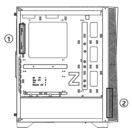ZALMAN Z3 NEO ATX Mid Tower Computer Case - fig25