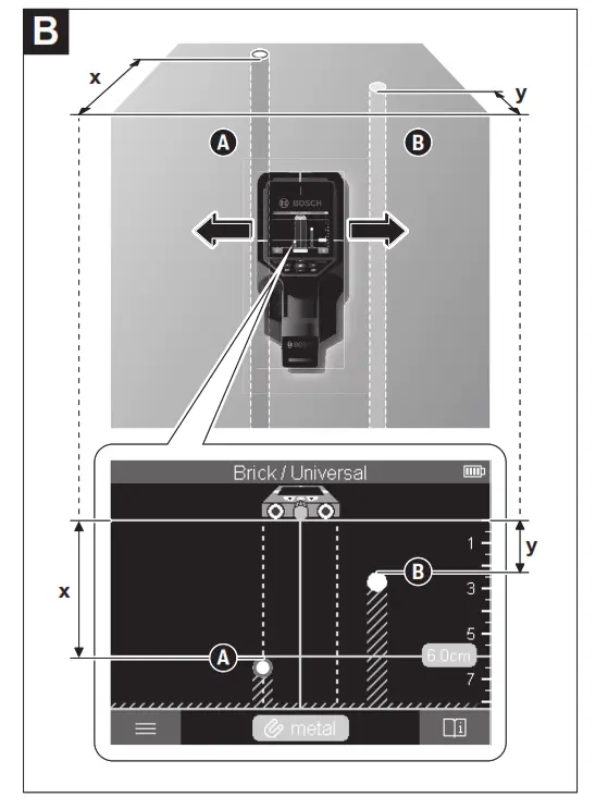 BOSCH D tect200C Wall Scanner Detector - fig 3