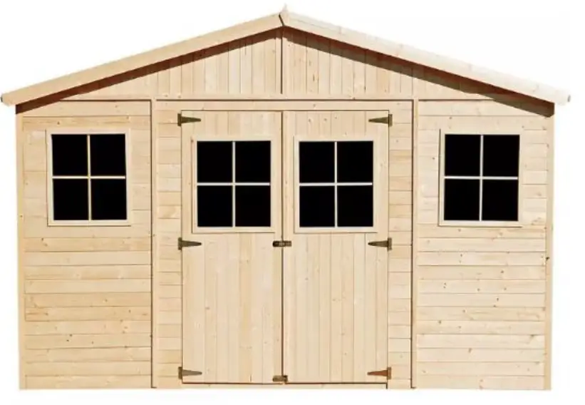 Karibu-52582-Furnace-and-External-Control-Without-Roof-Rim-with-Bronzed-product-image