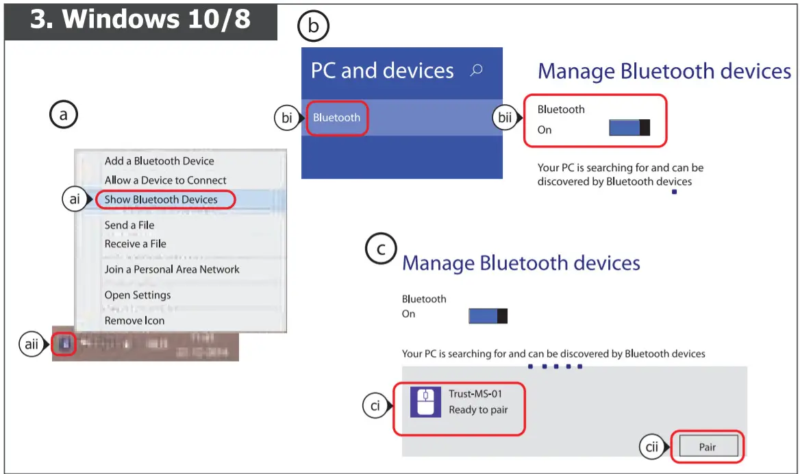 Trust Xani Bluetooth Mouse - 3