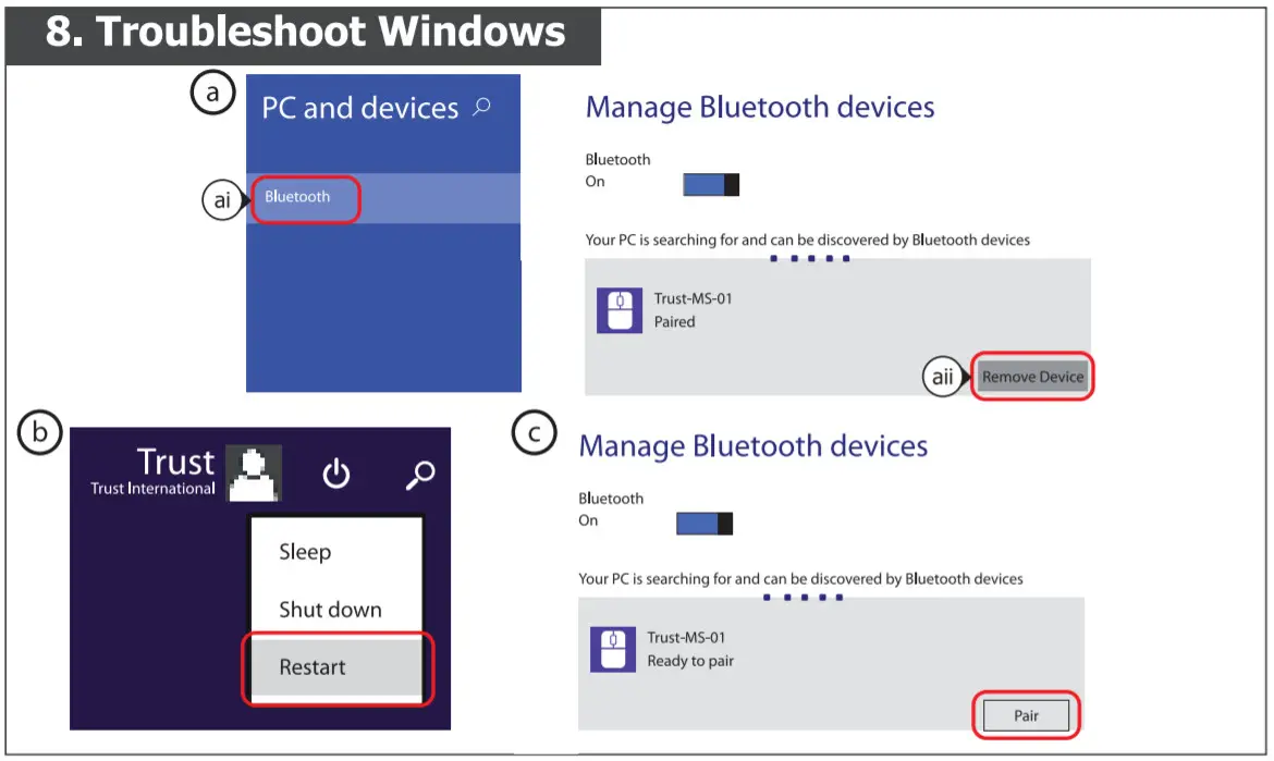 Trust Xani Bluetooth Mouse - 8