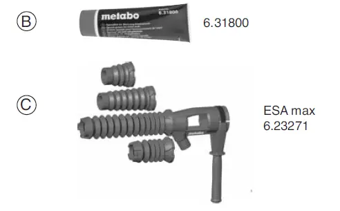 metabo KHEV 5-40 BL Rotary Hammer Drill FIG 5