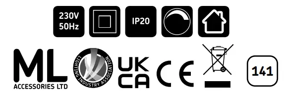 Knightsbridge PWRCC Trimless Flush Plaster in Wall Light-5