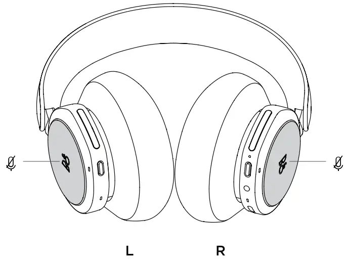 OLUFSEN Beoplay Portal Headphones Mute Microphone