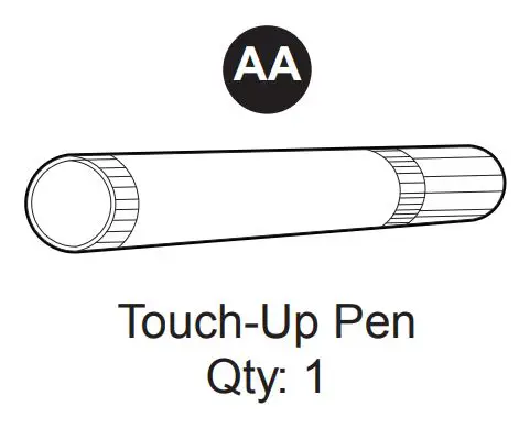 allen roth 261205,261062 VANITY WITH TOP - Touch-Up Pen