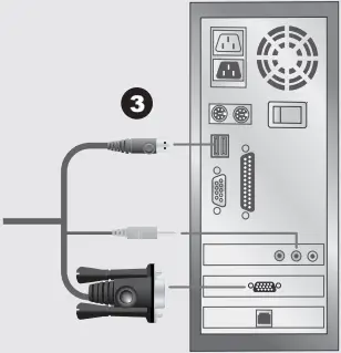 ATEN CS64U CS64US 4 Port USB KVM Switch C-b