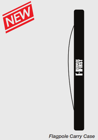 SERVICE FIRST Adventure Series 20 Inch Portable Telescoping Flagpole -12