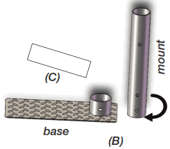 SERVICE FIRST Adventure Series 20 Inch Portable Telescoping Flagpole -5