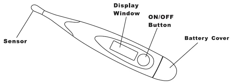 Digital Clinical Thermometer Kd-133 Instruction Manual