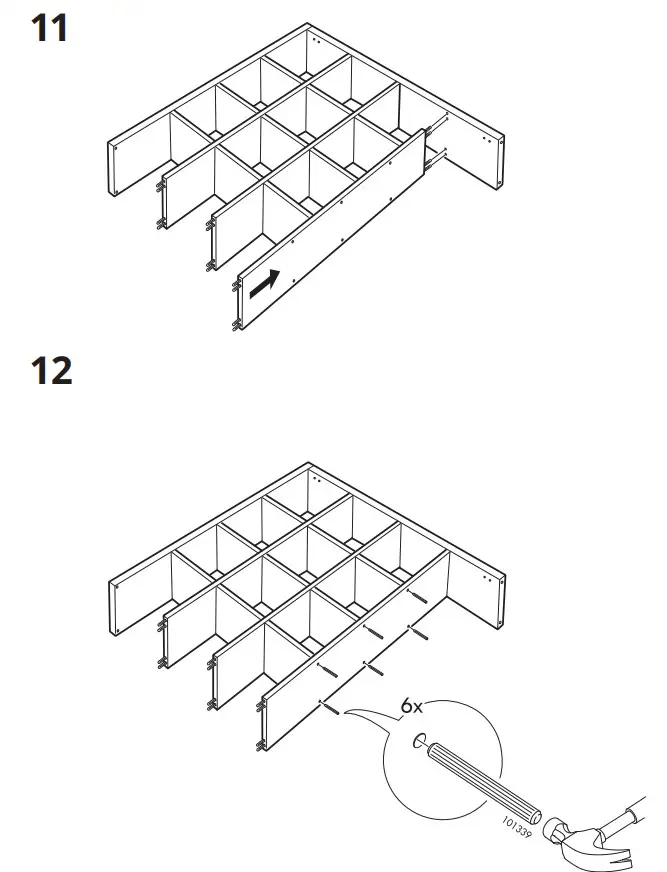 IKEA KALLAX Shelving Unit White 147×147 cm - 11