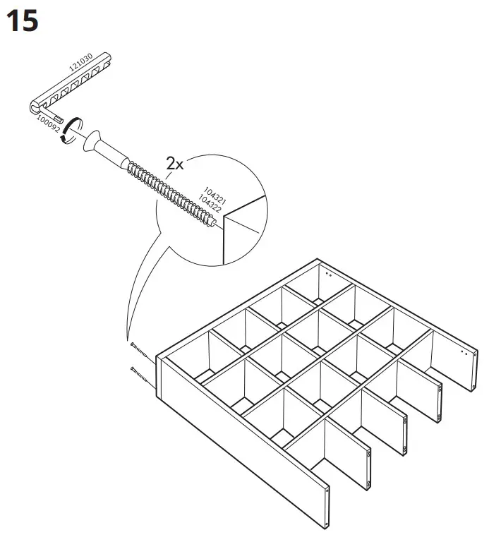 IKEA KALLAX Shelving Unit White 147×147 cm - 15