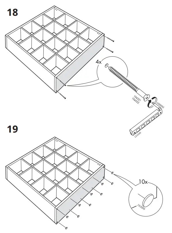 IKEA KALLAX Shelving Unit White 147×147 cm - 18