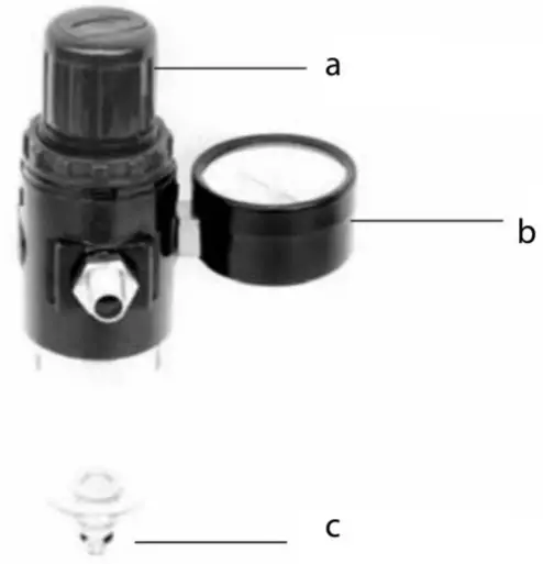 Operating the pressure regulator