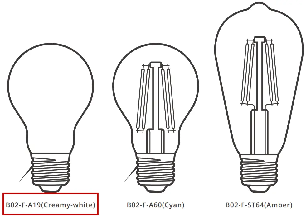 SONOFF B02 F WiFi Smart LED Filament Bulb