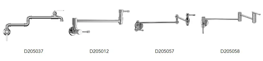 GERBER D205037 Wall Mount Pot Filler - Cover