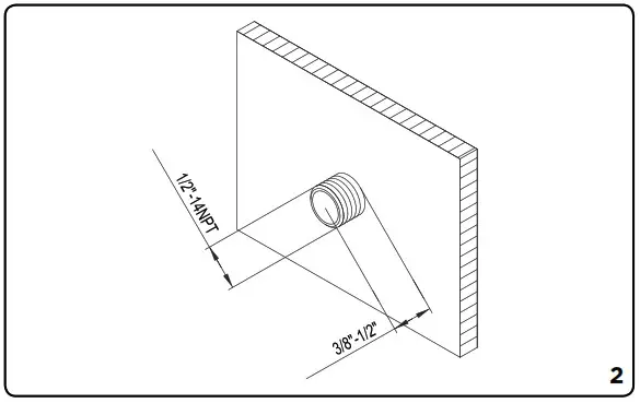 GERBER D205037 Wall Mount Pot Filler - Faucet Installation Procedures 3