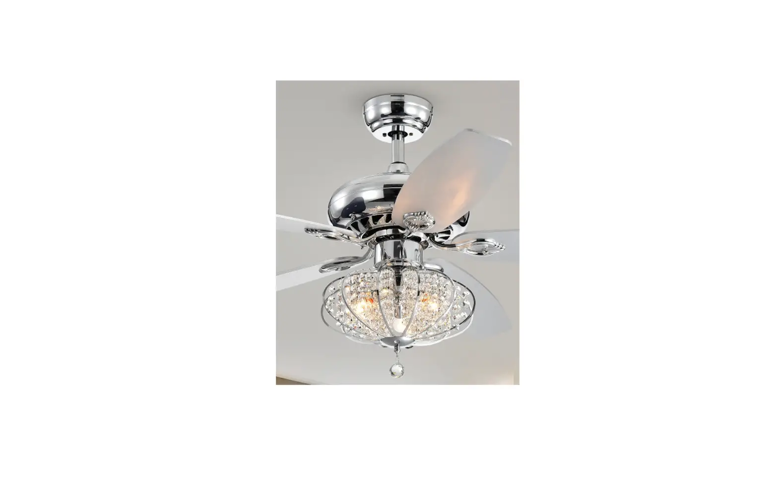 Horchow Lwdo0538 52-in Silver Indoor Chandelier Ceiling Fan With Remote Instruction Manual