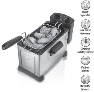 FIG 1 Oster 3.7L Immersion Deep Fryer