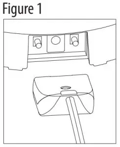 FIG 4 Attach magnetic end of cord assembly directly to the fryer